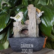 Фонтан настольный с подсветкой Птички Грин Эпл - фото 23101