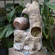 Фонтан настольный Кувшин 33,5 см Грин Эпл - фото 23106