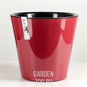 Горшок Фиджи 33см16л на колесах рубиновый - фото 24059