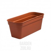 Ящик балконный ГЛОРИЯ 60*18 коричневый - фото 25109