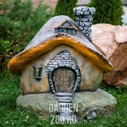 Крышка люка декоративная Гриб дом большой стеклопластик ширина 86см F08333 - фото 25298