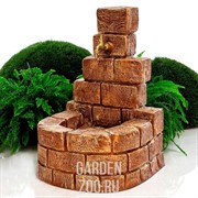 Умывальник каменный малый кирпичный U08764 - фото 25315