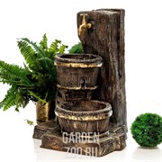 Умывальник для сада и дачи с ведёрком малый высота 70см U08766 - фото 25361