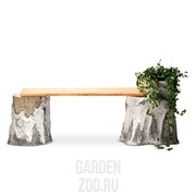 Лавка Пни березовые U07915 - фото 25486