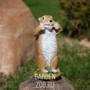 Фигура садовая Бурундук 28 см полистоун F08217 - фото 25498