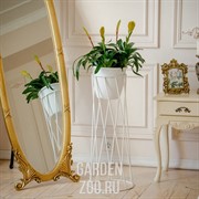 Цветочница напольная металлическая Лофт высота 71см 66-405 - фото 25744