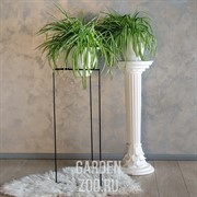 Подставка напольная Лофт на 1 цветок кованая белая высота 80см 66-421 - фото 25763