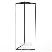 Подставка напольная Лофт на 1 цветок кованая белая высота 80см 66-421 - фото 25766