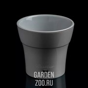 Горшок ДАЛИ 2,1л дымчатый серый-серый - фото 25883