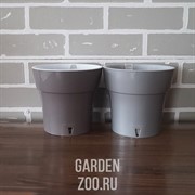 Горшок ДАЛИ 2,1л дымчатый серый-серый - фото 25886