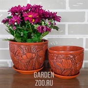 Горшки для цветов ЛУГ №2 - фото 25922