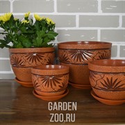 Горшки для цветов ОРНАМЕНТ №2 - фото 25926