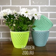 Кашпо Версаль 1,6л фисташковый - фото 25956
