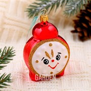 Игрушка ёлочная Шар Будильник ручной работы - фото 25983