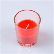 Свеча ароматическая в стекле клубника 5см - фото 26012