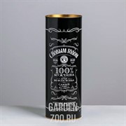 Тубус под бутылку С Новым Годом 12х34см - фото 26024