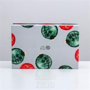 Коробка С новым годом 28х18,5х11,5см - фото 26044