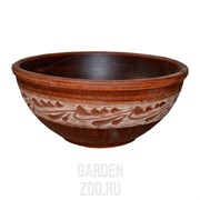 Пиала 1л беленая - фото 26108