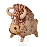 Кашпо Бык с кольцом 18см - фото 26130