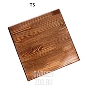 Стул барный кованый Лофт с сиденьем тёмная сосна 66-309-TS - фото 26373