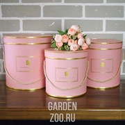 Коробка Шарлиз 20*20 см розовый - фото 26387