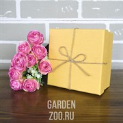 Набор коробок 13*13*8см 3шт песочный - фото 26602