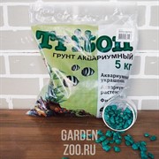 Грунт ТРИТОН блестящий 5кг зеленый крупный - фото 26742