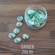 Грунт стеклян.№159 170г плоский зеленая мята блестящий - фото 26749