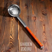 Поварешка для казана узбекская 64см с дер.ручкой - фото 26887