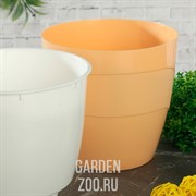 Кашпо Грация 1,2л кремовый - фото 26993