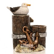 Фонтан садовый Чайка и якорем стеклопластик высота 80см U08942 - фото 27083 Фонтан садовый Чайка и якорем стеклопластик высота 80см U08942 - фото 27083