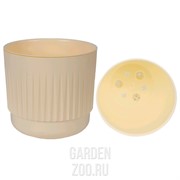 Горшок Бета 4,2л ванильный с вкладышем - фото 27107