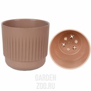 Горшок Бета 5,9л фраппе с вкладышем - фото 27109