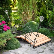 Мост садовый декоративный с фонариками 862-02R - фото 27186