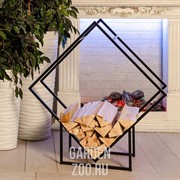 Дровница Лофт металлическая в виде ромба 66-902 - фото 27193 Дровница Лофт металлическая в виде ромба 66-902 - фото 27193