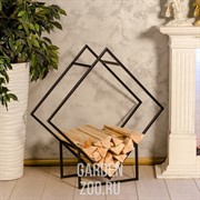 Дровница Лофт металлическая в виде ромба 66-902 - фото 27194 Дровница Лофт металлическая в виде ромба 66-902 - фото 27194