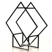 Дровница Лофт металлическая в виде ромба 66-902 - фото 27196 Дровница Лофт металлическая в виде ромба 66-902 - фото 27196