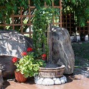 Умывальник садовый с кадушкой высота 100см стеклопластик U07558 - фото 27275