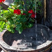 Умывальник садовый с кадушкой высота 100см стеклопластик U07558 - фото 27276