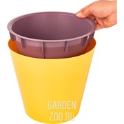 Горшок Лондон 32см 15,7л на колесиках спелая груша и морозная слива - фото 27391