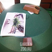 Кашпо РОМА ЭКО на ножках 21л 40х25 зелёный - фото 27399 Кашпо РОМА ЭКО на ножках 21л 40х25 зелёный - фото 27399