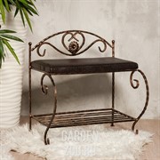 Банкетка с полкой для обуви и мягким сиденьем 302-41 - фото 27427