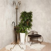 Банкетка с полкой для обуви и мягким сиденьем 302-41 - фото 27428