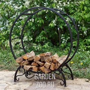 Дровница кованая круглая металлическая 500-82 - фото 27436