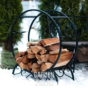 Дровница кованая круглая металлическая 500-82 - фото 27438
