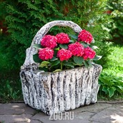Кашпо Березовое лукошко U08584 - фото 27467