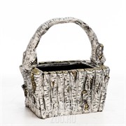 Кашпо Березовое лукошко U08584 - фото 27469