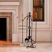 Стойка каминных аксессуаров четыре предмета 504-05 - фото 28204 Стойка каминных аксессуаров четыре предмета 504-05 - фото 28204