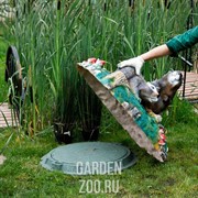 Крышка люка Два Бобра стеклопластик диаметр 100см U07374 - фото 28218