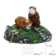 Крышка люка Два Бобра стеклопластик диаметр 100см U07374 - фото 28220